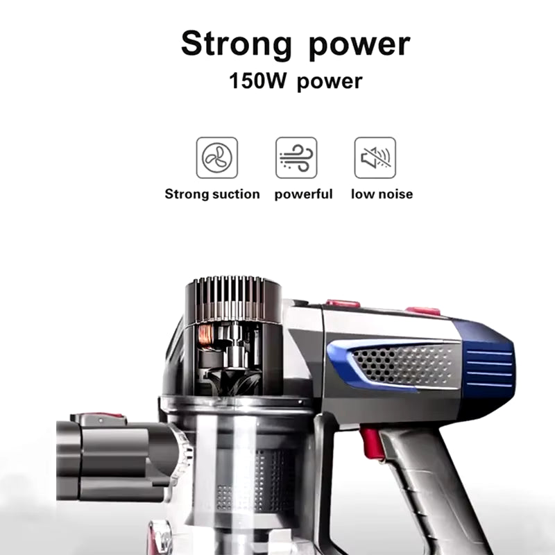 1 Set Wireless Vacuum Cleaner Home Car Powerful High Power Handheld Vacuum Cleaner Rechargeable Vacuum Cleaner Combination