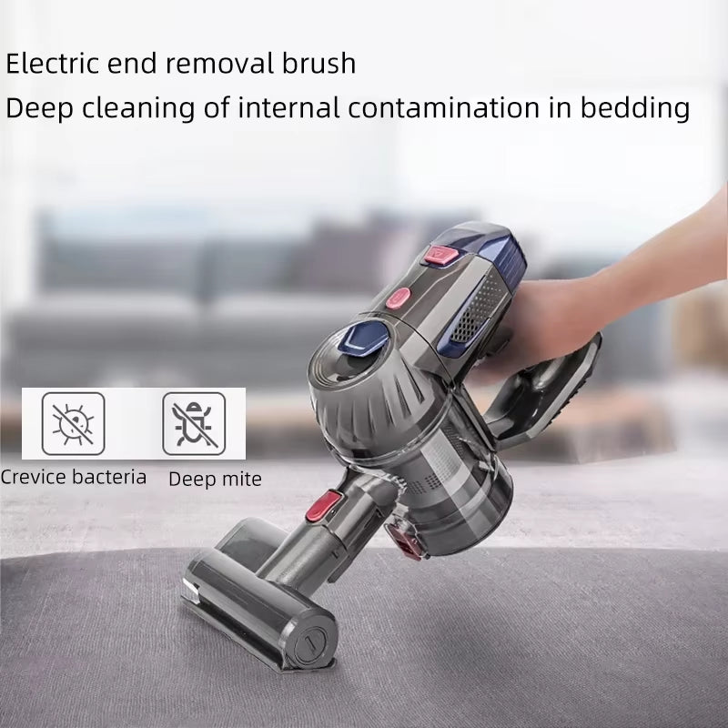 1 Set Wireless Vacuum Cleaner Home Car Powerful High Power Handheld Vacuum Cleaner Rechargeable Vacuum Cleaner Combination